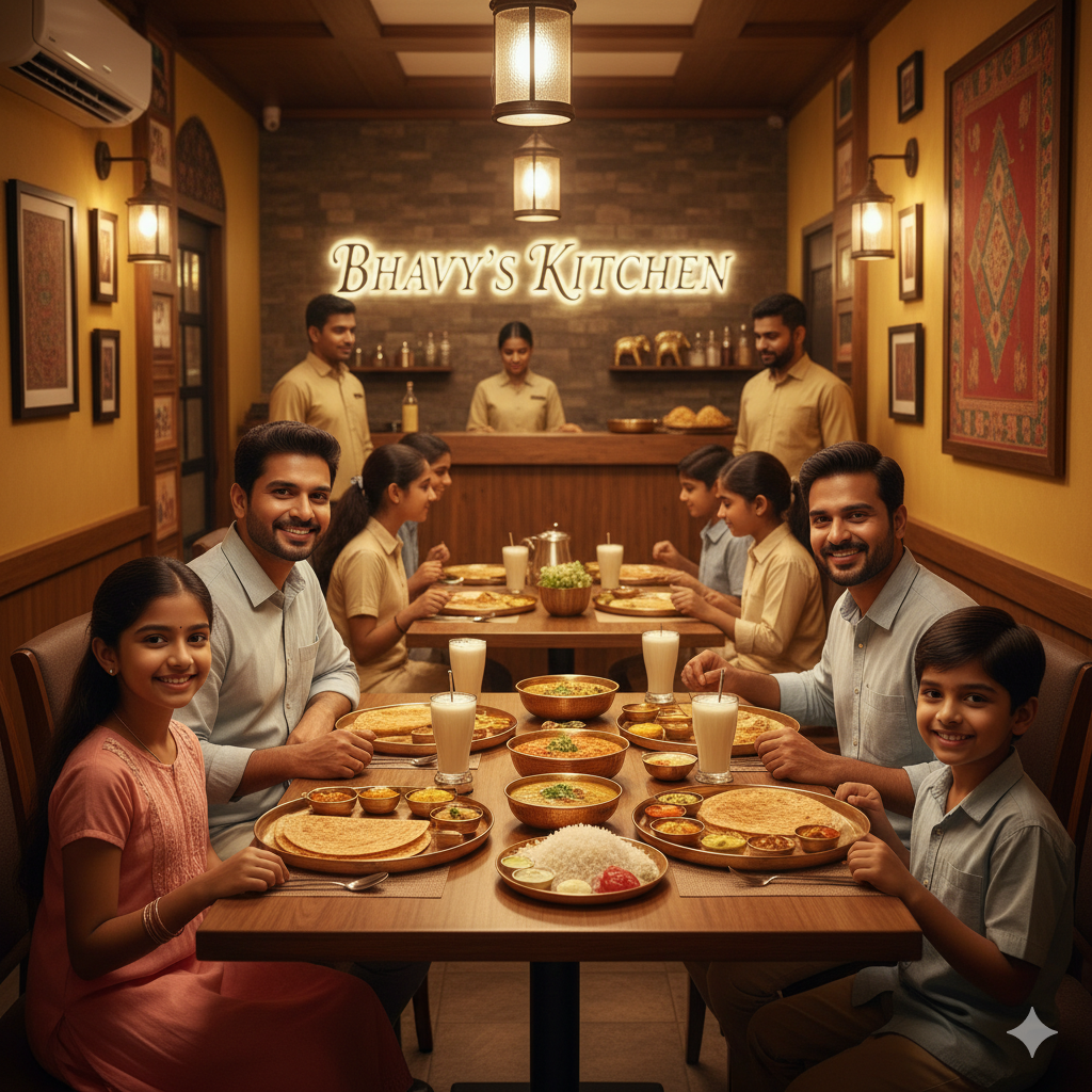 Family Restaurant in Uppal – Turn Family Meals into Memories at Bhavy’s Kitchen
