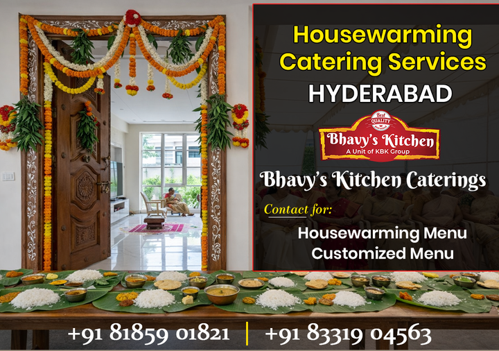 Best housewarming catering services in Hyderabad. 