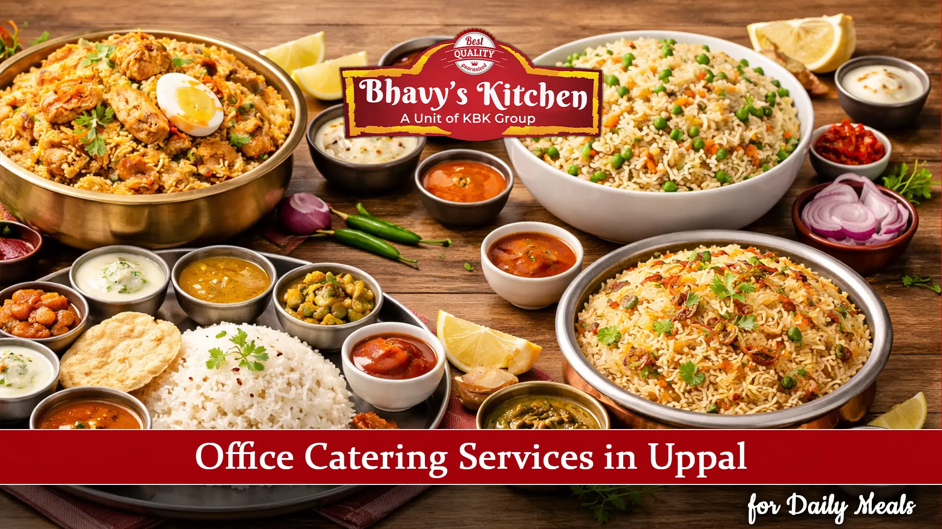 Office catering services in Uppal