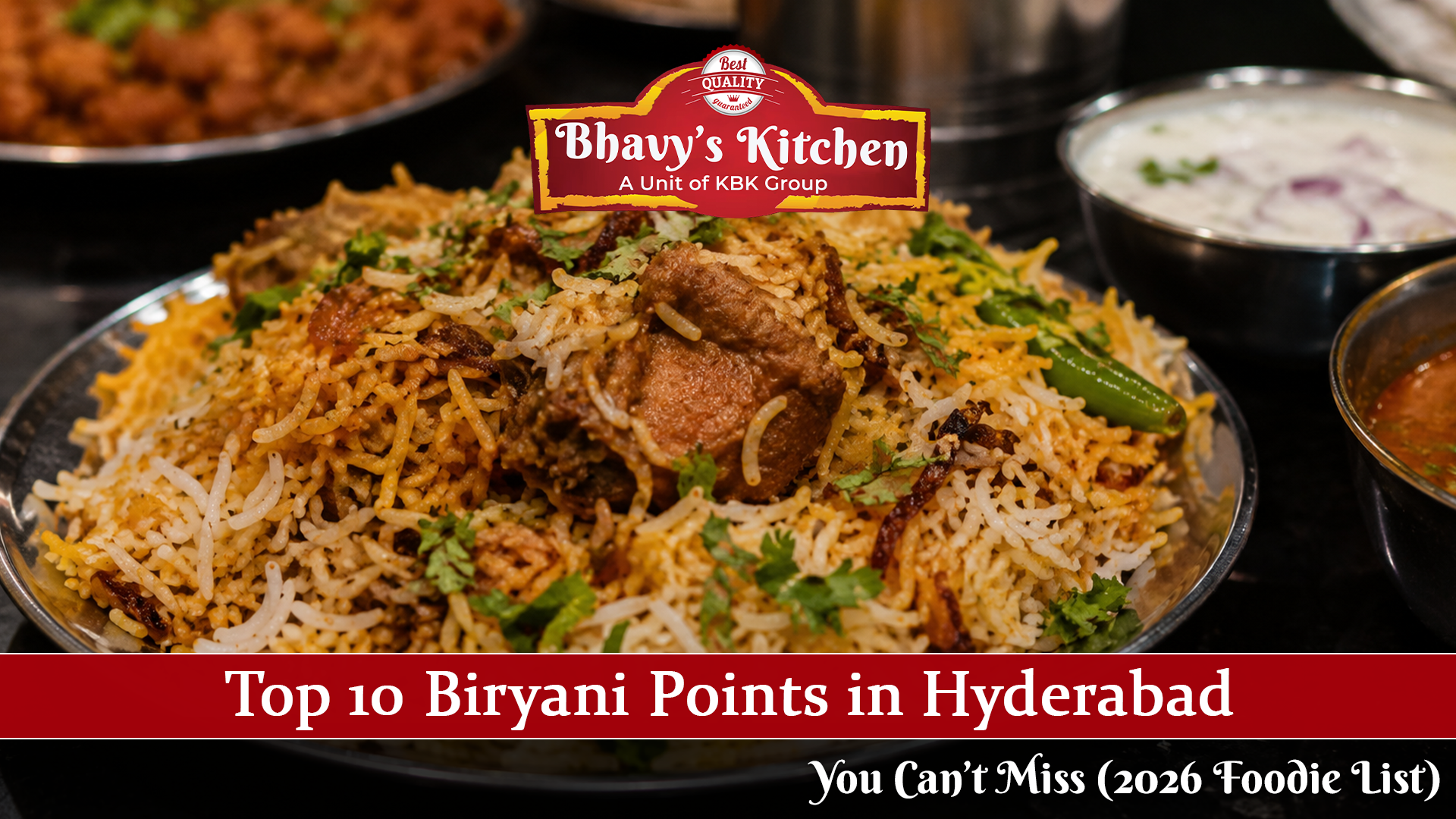 Top 10 Biryani Points in Hyderabad