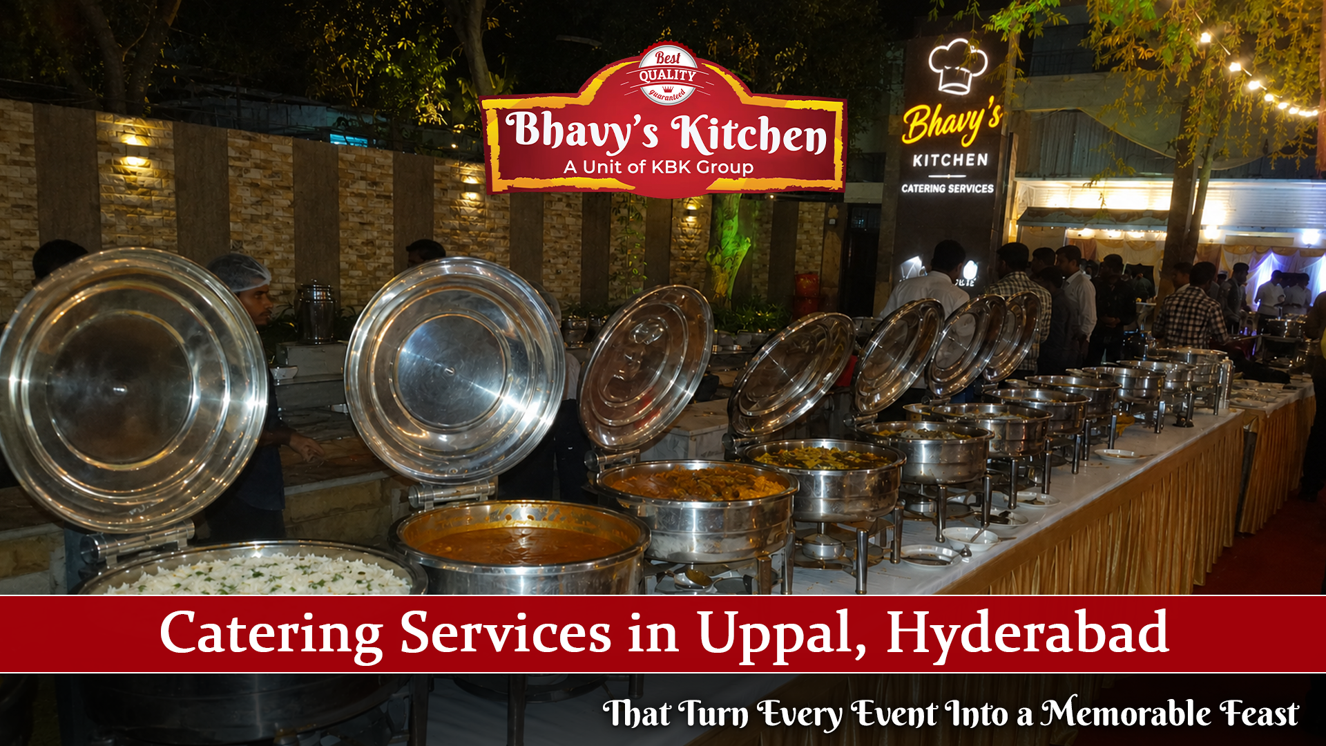 Catering Services in Uppal, Hyderabad.